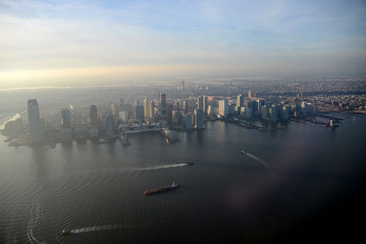 36 Jersey City Across The Hudson River From One World Trade Center Observatory Late Afternoon
